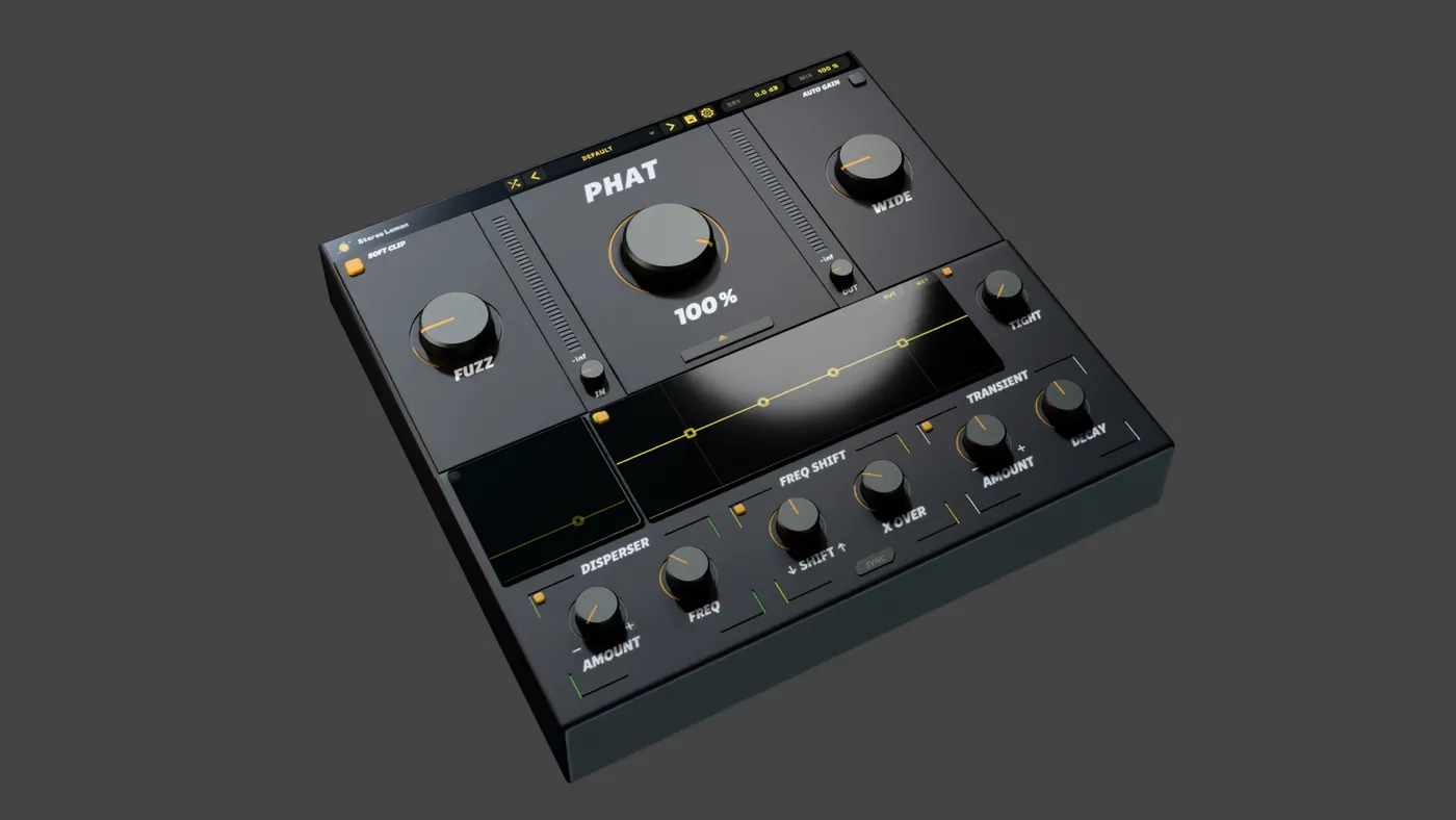 PHAT rendered in 3D as a physical hardware unit